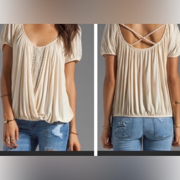 Free People Tops - Free People Bohemian Cream Top| FLAW